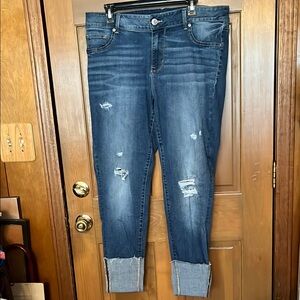 Maurice’s Women's Distressed Blue Jeans